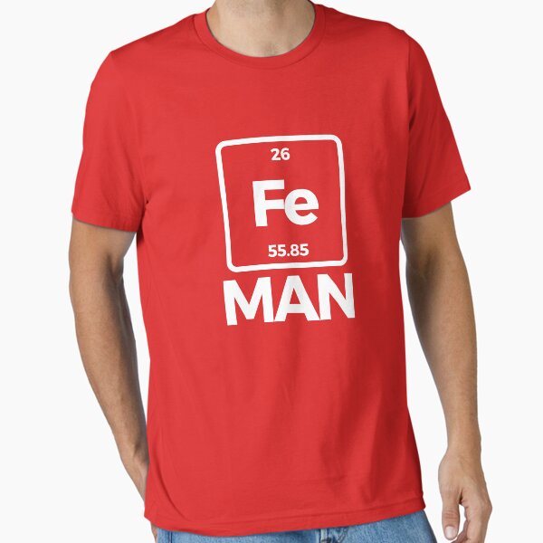 Funny Science Chemistry Element Fe Man T-shirt T-Shirt