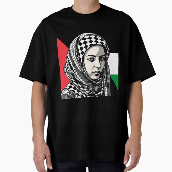 Free Palestine - Palestinian Woman Keffiyeh T-Shirt