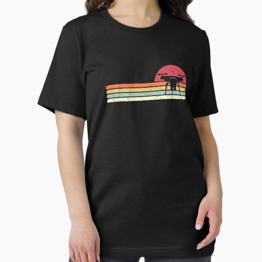 Drone Design. Retro Style Quadcopter Product T-Shirt