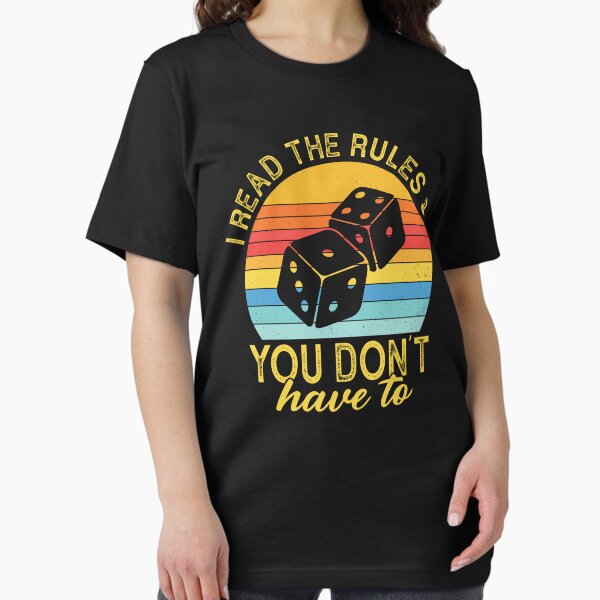 Game Night Adults Funny Board Games I Read The Rules T-Shirt