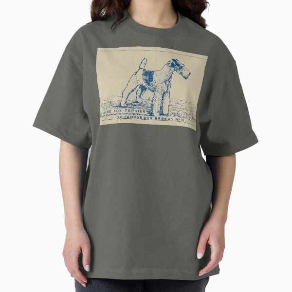 Wire Fox Terrier Vintage Art Dog Vintage Poster Art T-Shirt