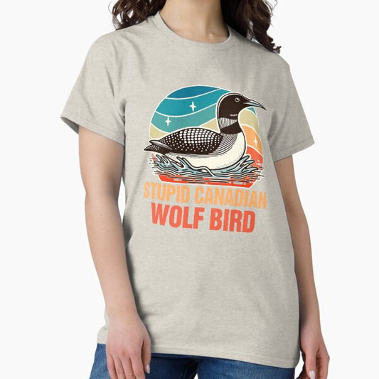 Stupid Canadian Wolf Bird Heated Rivalry Connor Ilya Heated Rivalry Hollander Rozanov Couple T-Shirt