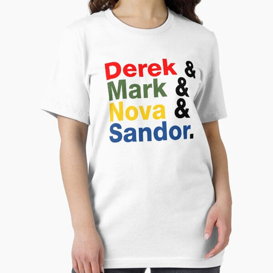 Derek & Mark & Nova & Sandor (Multicolor) T-Shirt