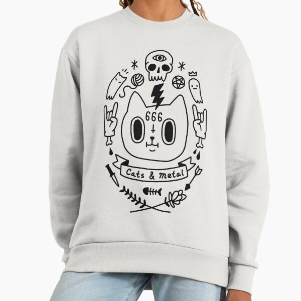 Cats and Metal Sweatshirt