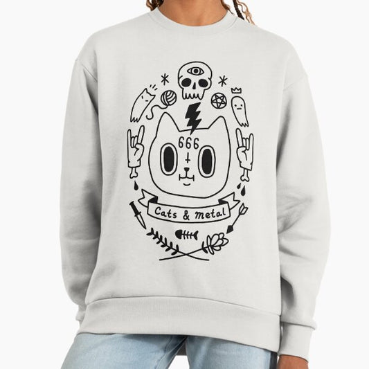 Cats and Metal Sweatshirt