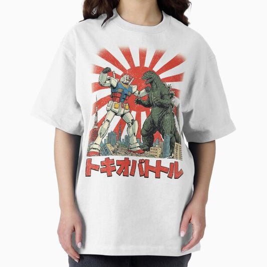 Gundam vs Godzilla T-Shirt