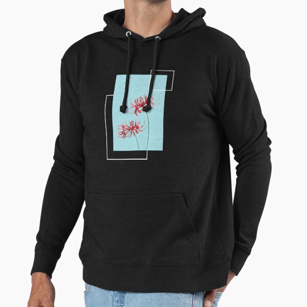 Lycoris Recoil Red Spider Lily Light Blue Hoodie