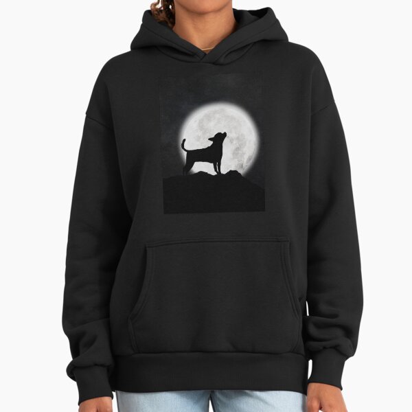 Chihuahua howling at the moon Hoodie