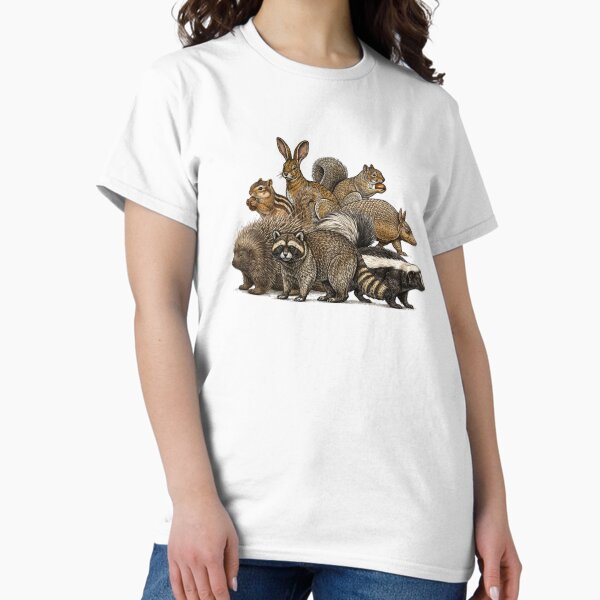 Embroidered-Style Critters 2 T-Shirt