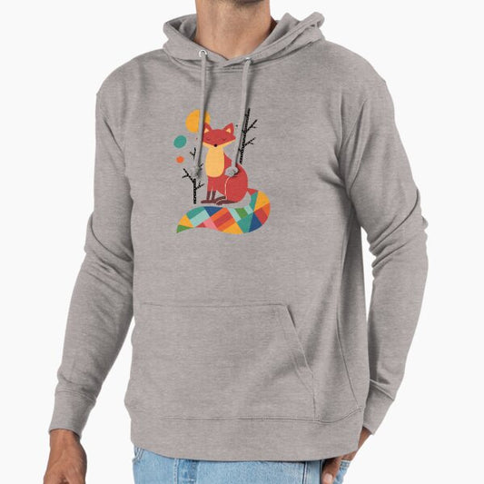 Rainbow Fox Hoodie