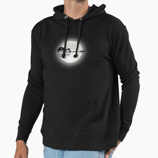 Moonlight Nature Guitar Hoodie