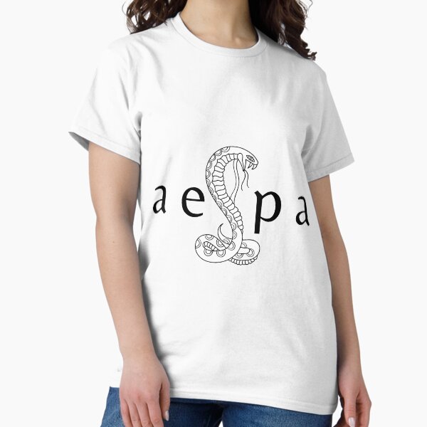 Aespa Logo Art Sticky :) T-Shirt