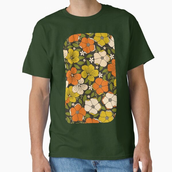Bohemian Blooms - funky fall colors T-Shirt