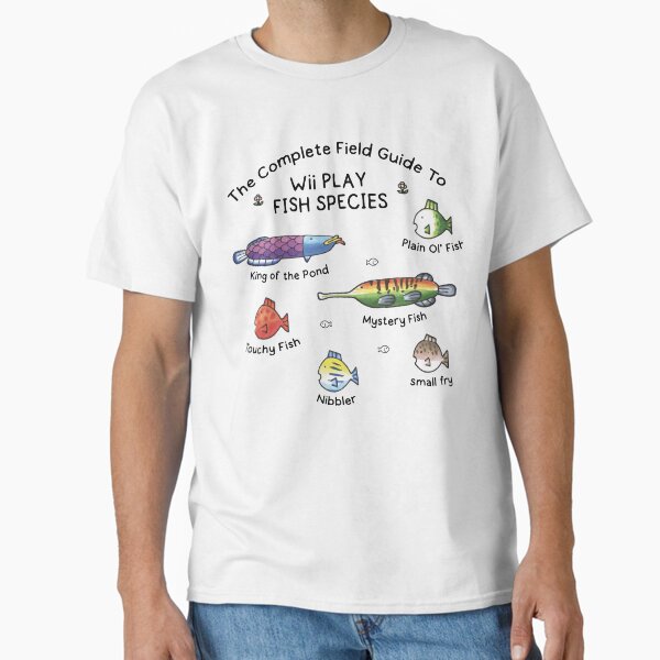 Fishing Wii Play Fish Species T-Shirt
