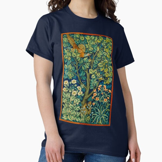 HD Cock Pheasant (1916) by William Morris T-Shirt