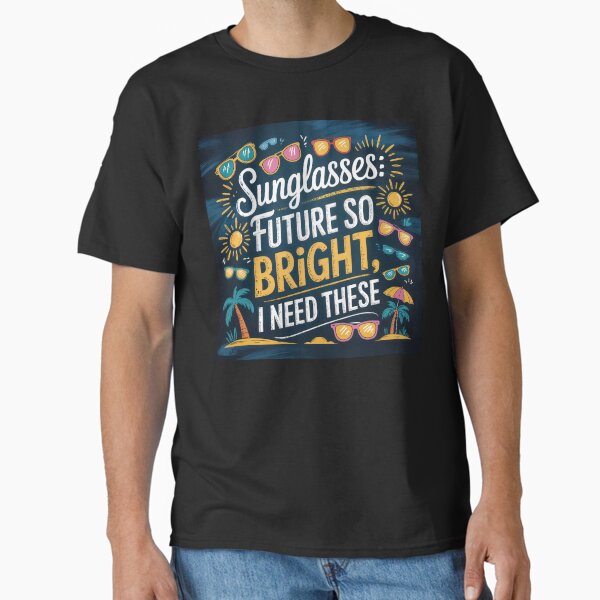 Future So Bright – Tropical Summer Graphic T-Shirt