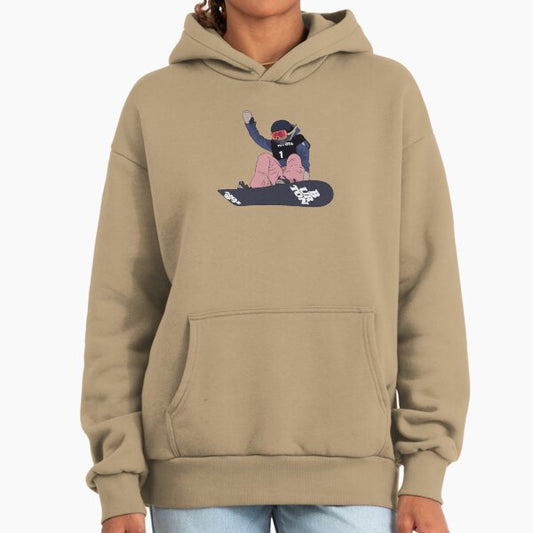 Chloe Kim Snowboarder Hoodie