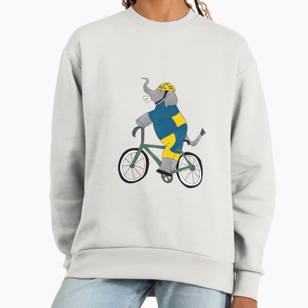 Cyclist Elephant Sweatshirt