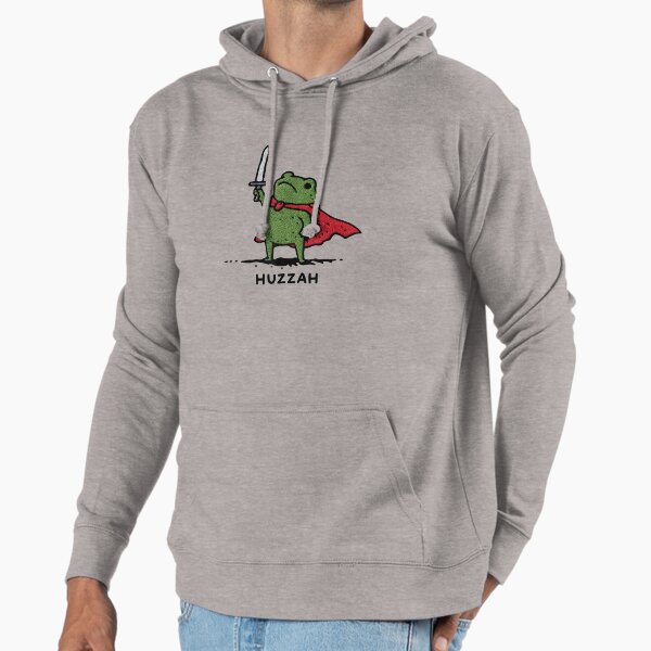 Huzzah Frog With Sword Hoodie