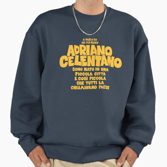 Adriano Celentano - il ragazzo del via gluck Sweatshirt