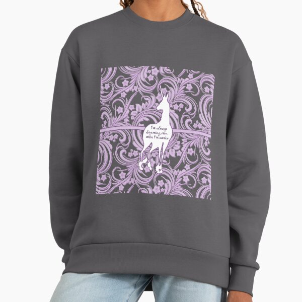 The Last Unicorn Lavender Flowers Sweatshirt