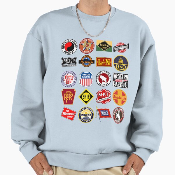 Vintage Railroad logos Sweatshirt
