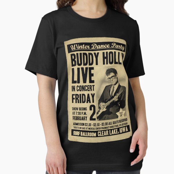 Buddy Holly Concert Poster. T-Shirt