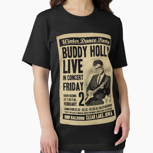 Buddy Holly Concert Poster. T-Shirt