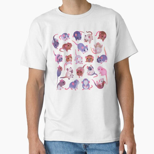 Fancy rat - pink T-Shirt