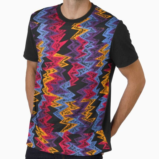 Retro Jordan Inspired Nothing But Net Pattern Graphic T-Shirt