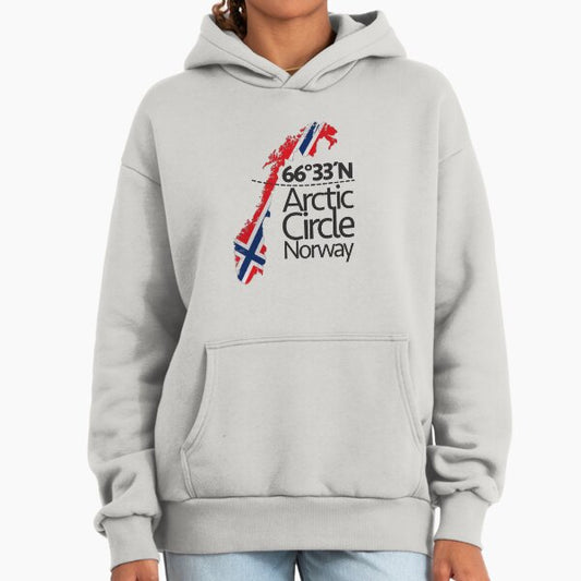 Arctic Circle Norway - 66° 33’ North Hoodie