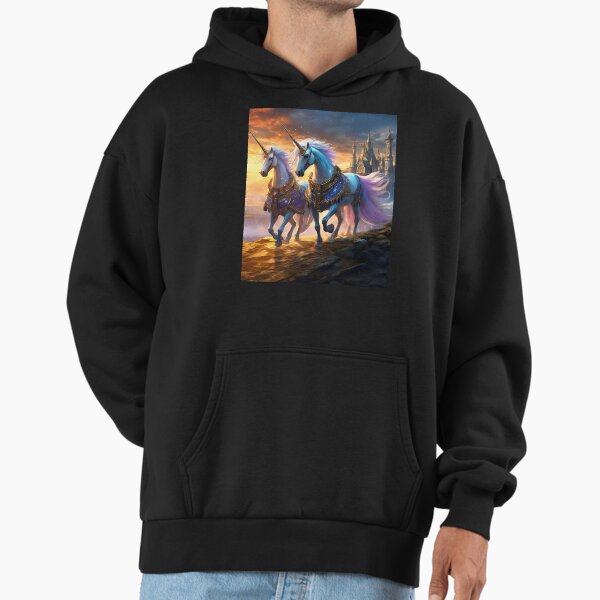 Unicorn Royalty Design By Rich AMeN Gill Hoodie
