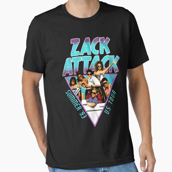 Saved by The Bell Zack Attack US Tour Summer 1993 T-Shirt