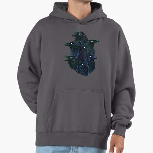Raven pattern Hoodie