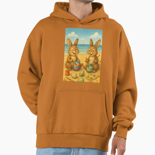 When the Easter Bunny goes on holiday by the sea Hoodie