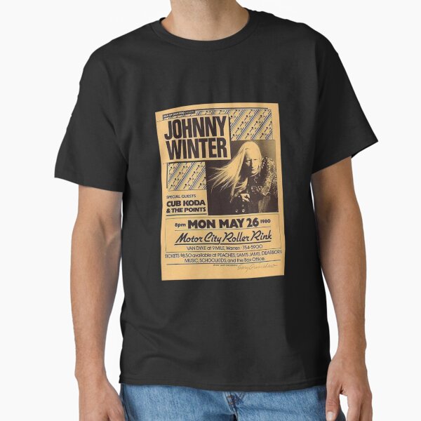 Vintage Johnny Winter 1980 Warren T-Shirt
