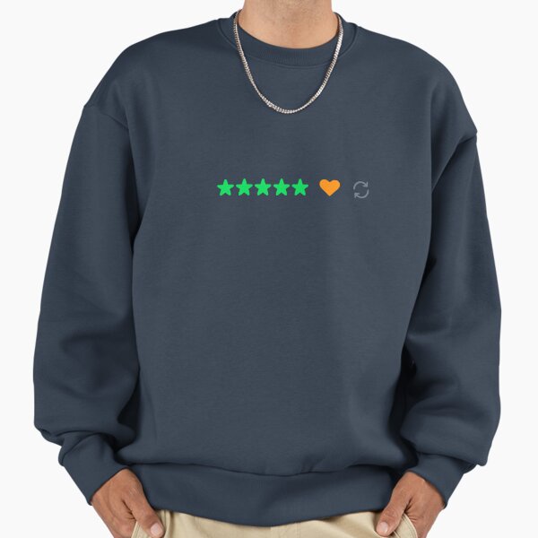 Letterboxd 5 star review icons Sweatshirt
