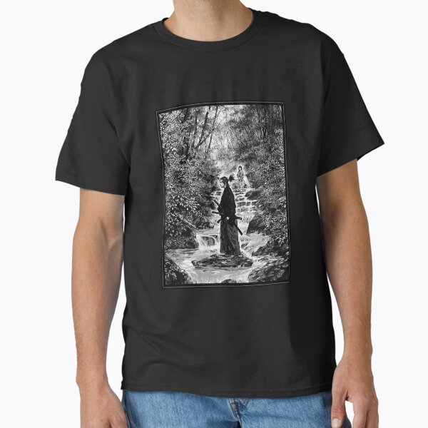Mens Womens Manga Vagabond Musashi Miyamoto Manga T-Shirt