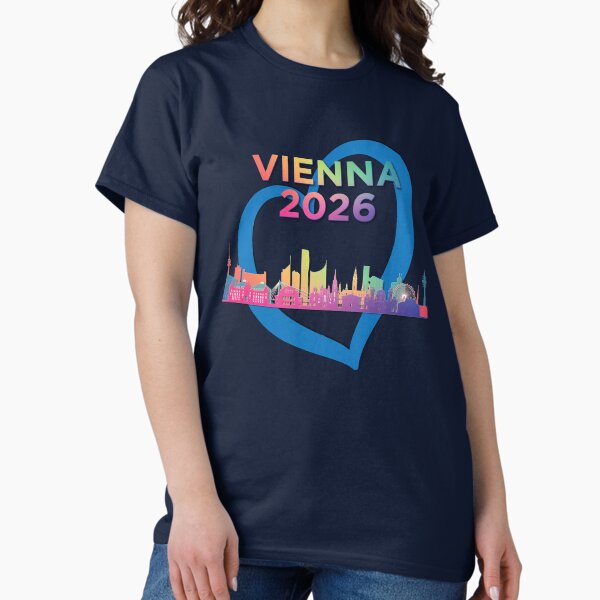 Eurovision Song Contest 2026 - Host City Vienna - United By Music - ESC2026 - ESC26 T-Shirt