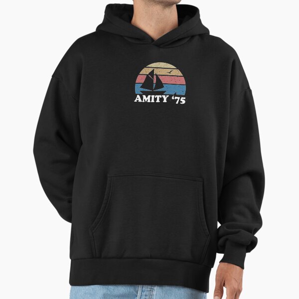 Amity '75 - The Summer of Great White Shark Jaws Hoodie