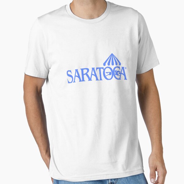 Saratoga Springs Race Track Blue T-Shirt