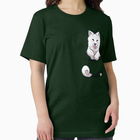 Pocket Samoyed T-Shirt