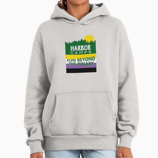 "Fun Beyond the Binary" - Harbor Camps Hoodie