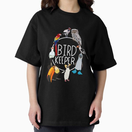 B is for Bird Keeper,Bird Keeper Design – Dedicated Care and Conservation of Avian Wildlife Artwork T-Shirt