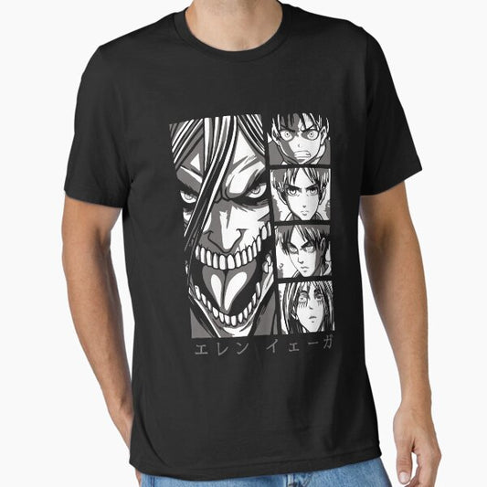 Eren Yeager Attack on titan, shingeki no kyojin T-Shirt