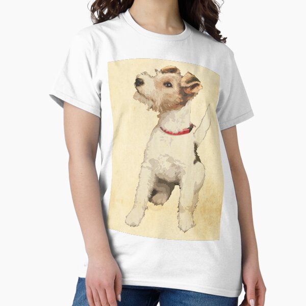 Fox Terrier Vintage Illustration T-Shirt