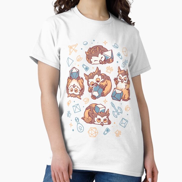 Cute Owl Beast Dice T-Shirt