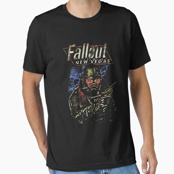 Fallout New Vegas Ranger Distressed Video Game T-Shirt