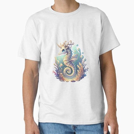 Legendary animals - Fantasy Seahorse Deer T-Shirt