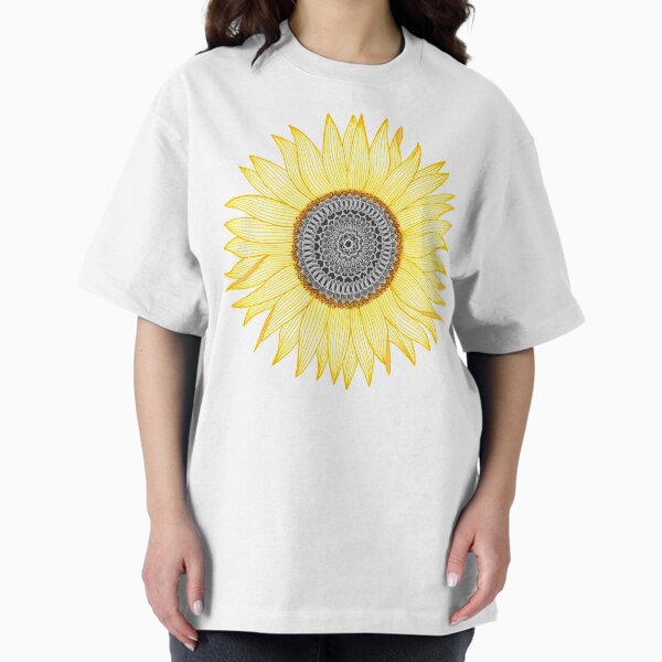 Golden Mandala Sunflower T-Shirt